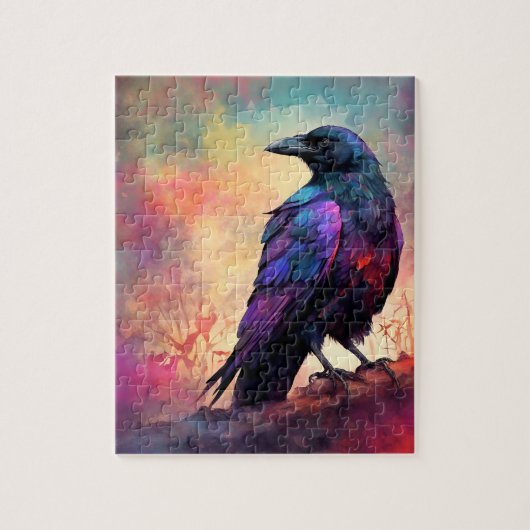 Crow Raven Bird 97 Legpuzzel (Verticaal)