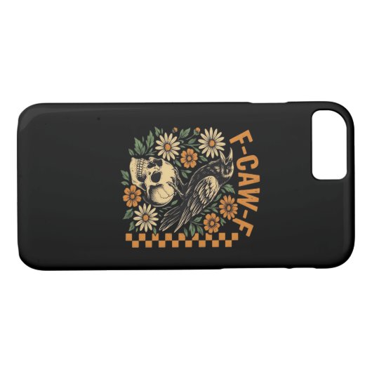 Crow Raven F-Caw-F Cool Unique Case-Mate iPhone Case (Achterkant (Horizontaal))