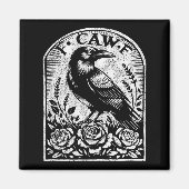 Crow Raven F Caw F  Magneet (Voorkant)