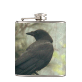 Crow/Raven Flask Heupfles