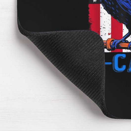 Crow Raven Funny F-Caw-F Minimal Clean Muismat (Hoek)