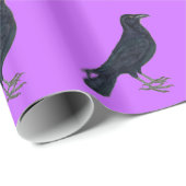 Crow Raven Gift-Wrap Cadeaupapier (Rol Hoek)