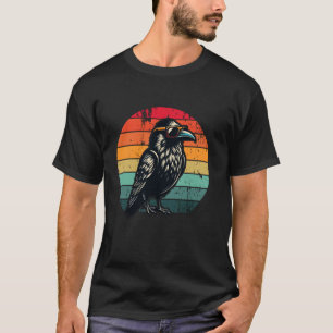 Crow Raven in Zonnebril Mannen Vrouwen Kinder Funn T-shirt
