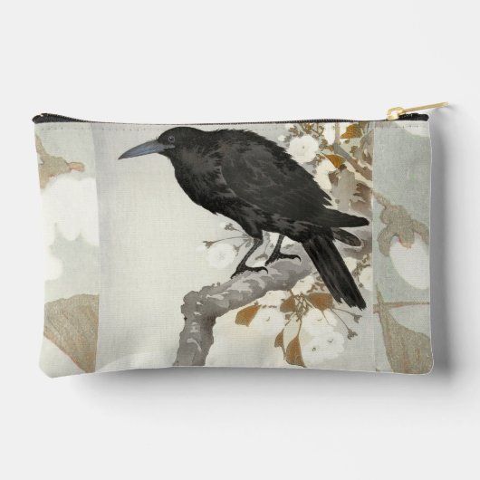 Crow Raven Koson Japanese Bird Etui (Achterkant)
