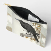Crow Raven Koson Japanese Bird Etui (Open)