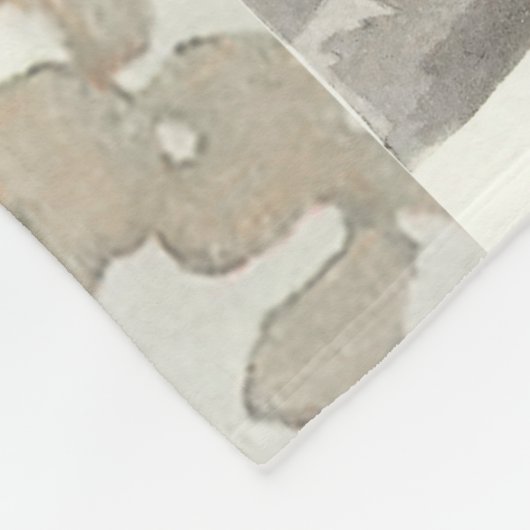 Crow Raven Koson Japanese Bird Fleece Deken (Hoek)