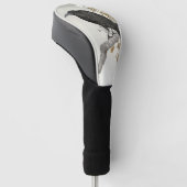 Crow Raven Koson Japanese Bird Golfheadcover (Schuin)