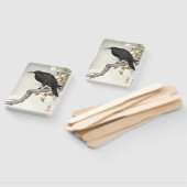 Crow Raven Koson Japanese Bird Handwaaier (Niet-gemonteerd)