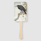Crow Raven Koson Japanese Bird Handwaaier (Voorkant)