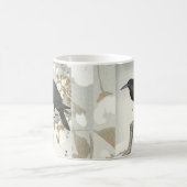 Crow Raven Koson Japanese Bird Koffiemok (Center)