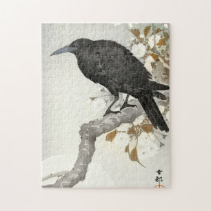 Crow Raven Koson Japanese Bird Legpuzzel