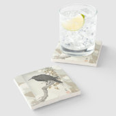 Crow Raven Koson Japanese Bird Stenen Onderzetter (Zijkant)