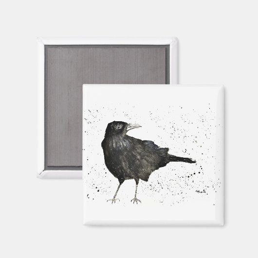 Crow raven magneet (Voorkant / Achterkant)