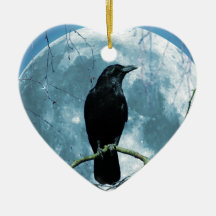 Crow Raven Moon Night Gothic Fantasy Stunning