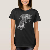 Crow Raven Norse Mythology Viking Nordic Symbol Cu T-shirt (Voorkant)