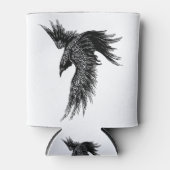 Crow Raven Norse Viking Symbol Blikjeskoeler (Voorkant)