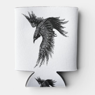 Crow Raven Norse Viking Symbol Blikjeskoeler