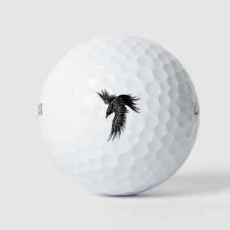Crow Raven Norse Viking Symbol Golfballen