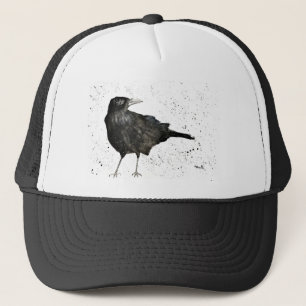 Crow raven trucker pet