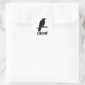 Crow Ronde Sticker (Tas)