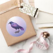 Crow Ronde Sticker (Geschenken)