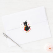 Crow Ronde Sticker (Envelop)
