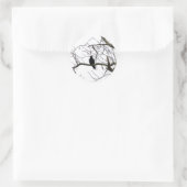 Crow Ronde Sticker (Tas)