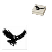Crow Rubber Stamp Rubberstempel (Gestempeld)