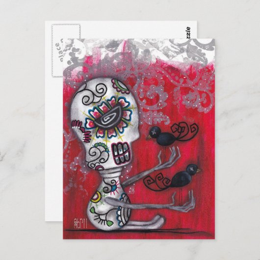 Crow Secrets Briefkaart (Voorkant / Achterkant)