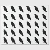 Crow Silhouette Cadeaupapier (Vlak)