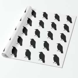 Crow Silhouette Cadeaupapier