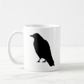 Crow Silhouette Koffiemok (Links)