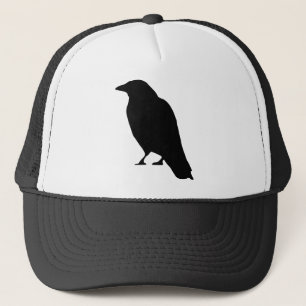 Crow Silhouette Trucker Pet