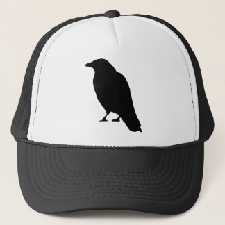 Crow Silhouette Trucker Pet