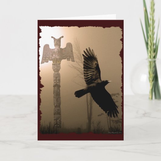CROW SPIRIT Native American-themed Card Collection Kaart (Voorkant)
