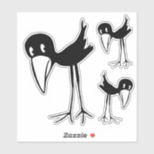 Crow Sticker (Vel)