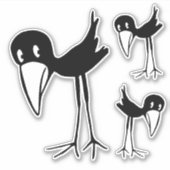 Crow Sticker (Voorkant)