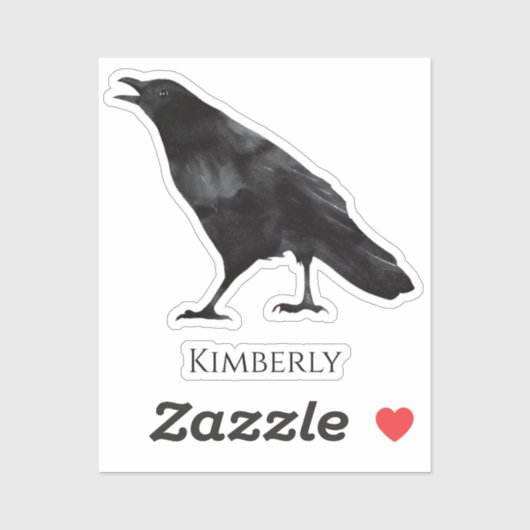 Crow sticker (Vel)