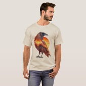 Crow Sun 01 T-Shirt (Voorkant volledig)