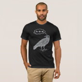 Crow Thinking of Food - Wingspan Bird Board Game T-shirt (Voorkant volledig)