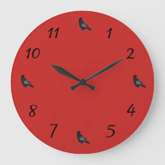 Crow Time Flies Grote Klok