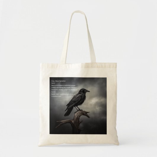 Crow Tote Bag (Voorkant)