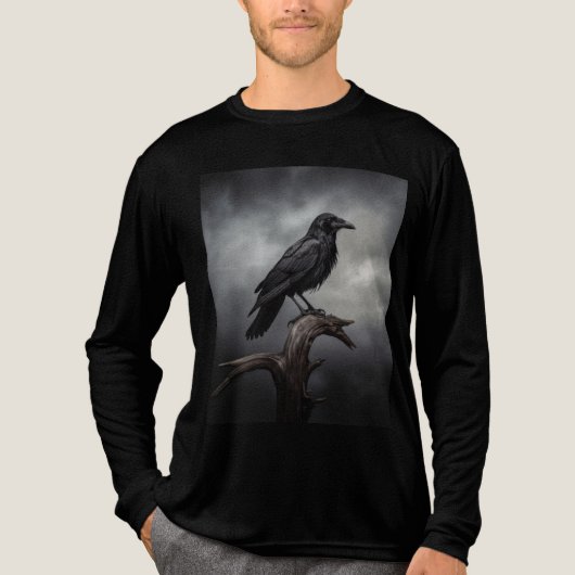 Crow Tri-Blend Shirt (Voorkant volledig)