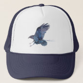 Crow Trucker Hat Trucker Pet (Voorkant)