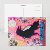 Crow Tunes Briefkaart (Voorkant / Achterkant)