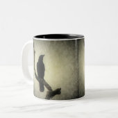 Crow Tweekleurige Koffiemok (Voorkant links)