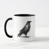Crow Two-Tone Coffee Mok (Links)