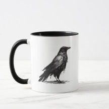Crow Two-Tone Coffee Mok