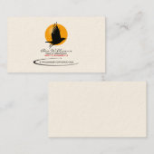 Crow Visitekaartje (met Zon achtergrond) (Voorkant / Achterkant)