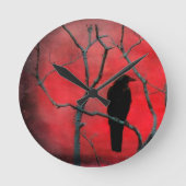 Crow Watcher Ronde Klok (Voorkant)